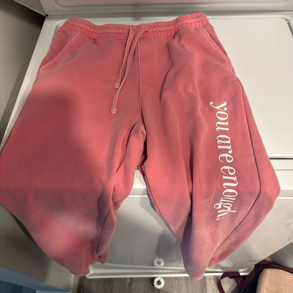 “You are enough” joggers